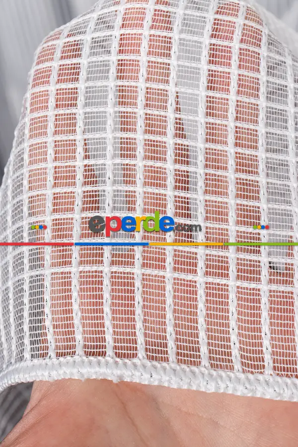 Sementa Düz Tül Perde - Ekru