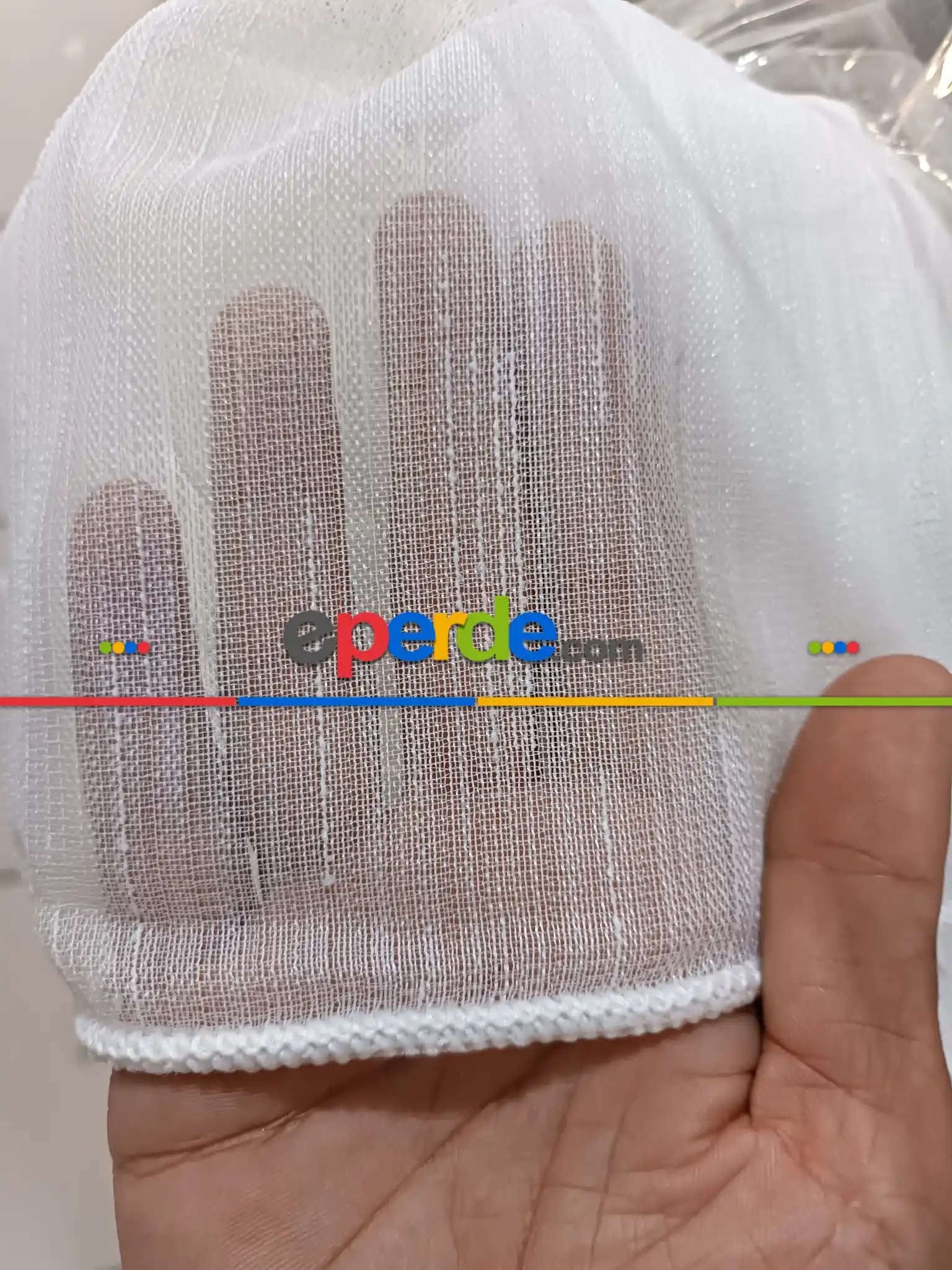 Favori Dertsiz Ütü İstemez Tül Perde 2025-trend ( Krem Açık ) - Kurşunlu Tül