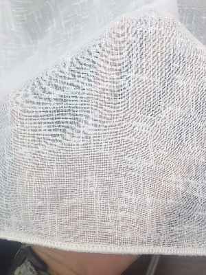 Mutfak Tül Perde - Mutfak Perdesi- Ekru