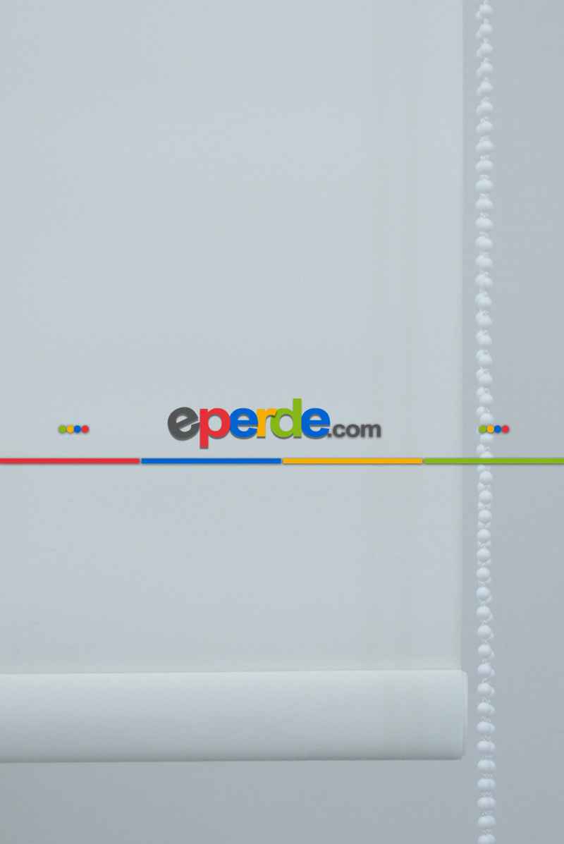 Düz Mat Stor Perde Ekru - Yıkanabilir Stor- Ekru