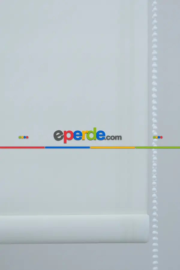 Oturma Odası Stor Perde - Düz Stor Perde Pvc Mat Ekru - Yıkanabilir Stor- Ekru