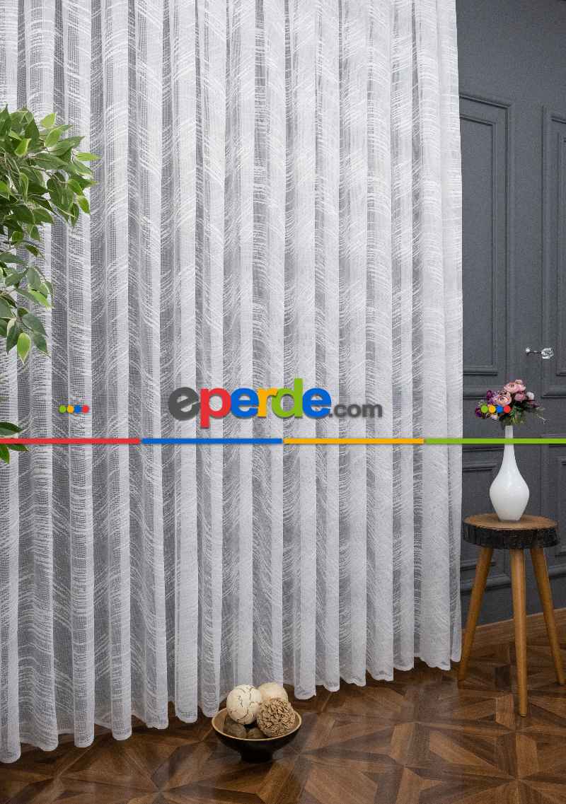 Fransız Dantel Tül Perde - Yüksek Kalite