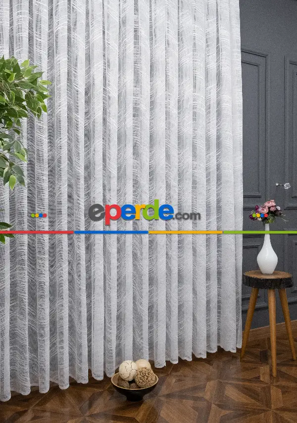 Fransız Dantel Tül Perde - Yüksek Kalite