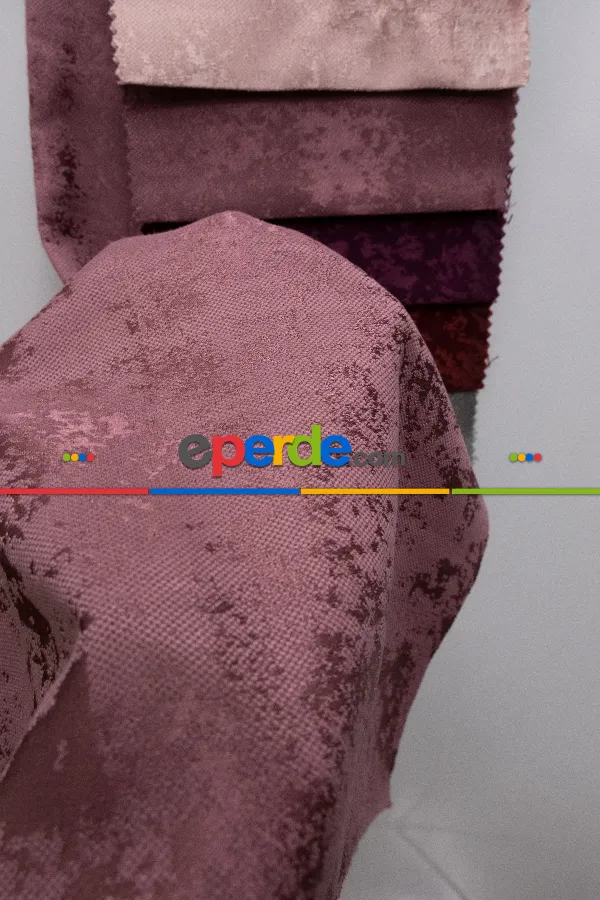 Gül Kurusu Jakar Fon Perde En 180 Cm