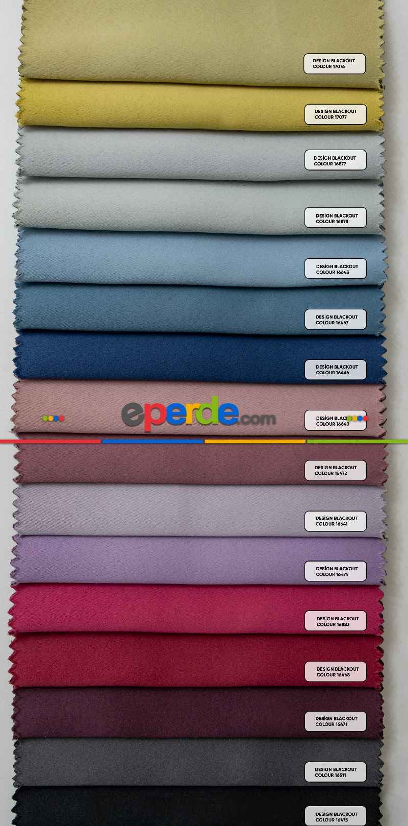 Salon Fon Perde - Blackout Güneşlik - Işık Geçirmez Karartma Perde