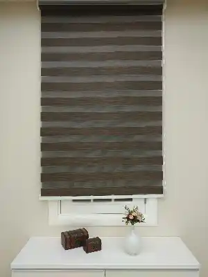 Salon Zebra Perde - Fırsat!!! Lüx Bambu Zebra Perde Ahşap Görünümlü -acı Kahve- Acı Kahve