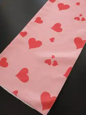 Milano Çocuk Odası Kalpli Pano Fon - Pembe 50cm X 1cm 
