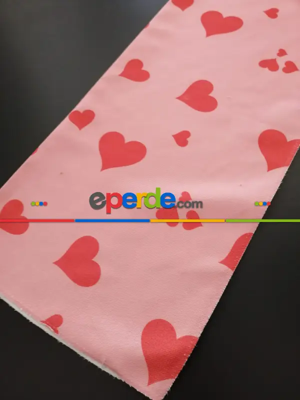 Milano Çocuk Odası Kalpli Pano Fon - Pembe 50cm X 1cm 