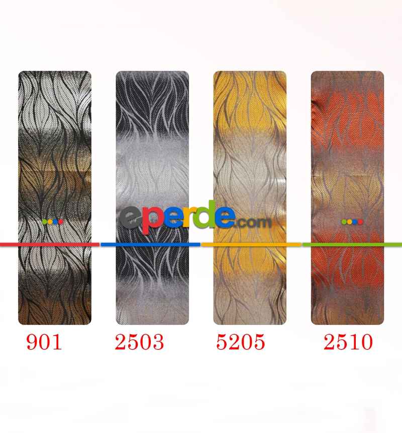 Taç Yaprak Geçiş Renkli Fon Pano Perde 70cm X 290cm 