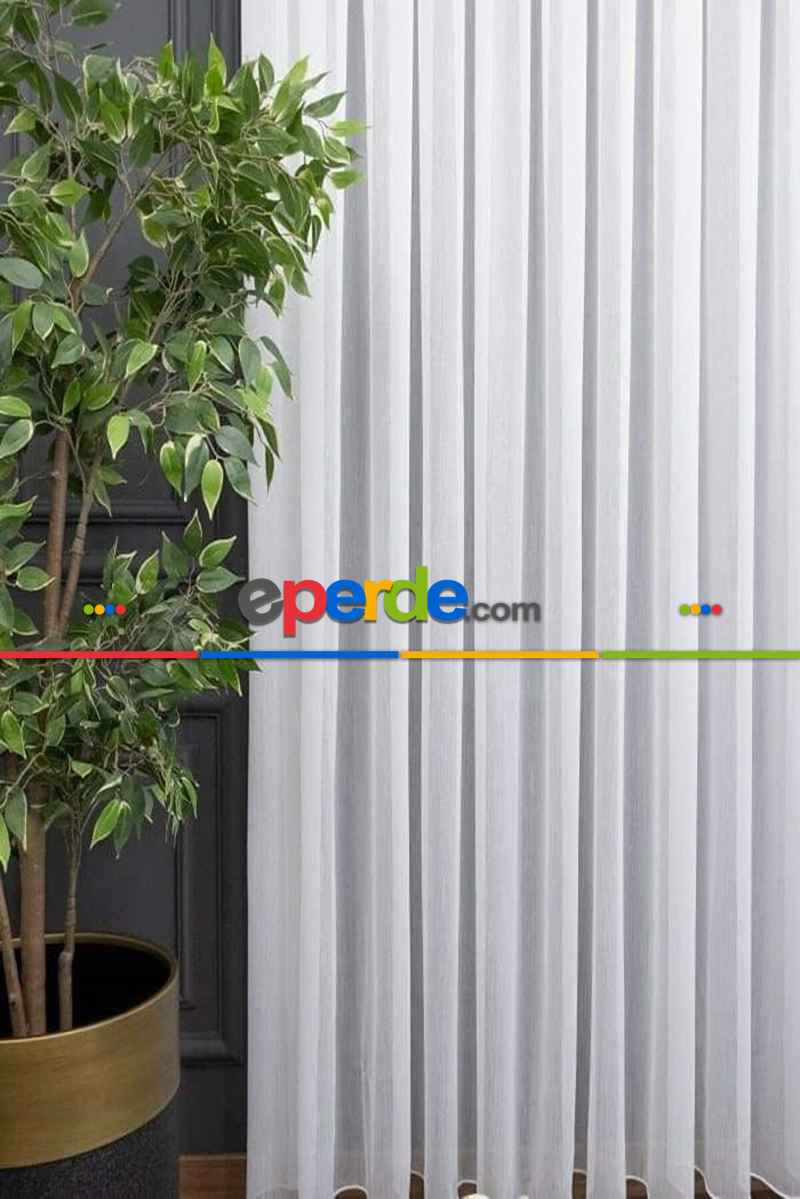 Salon Tül Modelleri - Bambu Tül, Ütü İstemez Buruşmaz, Orjinal, 1. Kalite