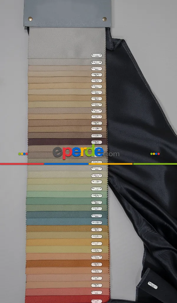 Blackout Düz Fon Perde Karartma Perde Güneşlik - Çok Renkli 1. Kalite