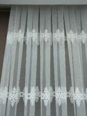 Favori Brode Perde 5 Yıl Kullanım Garantili Zemin, 679- Ekru