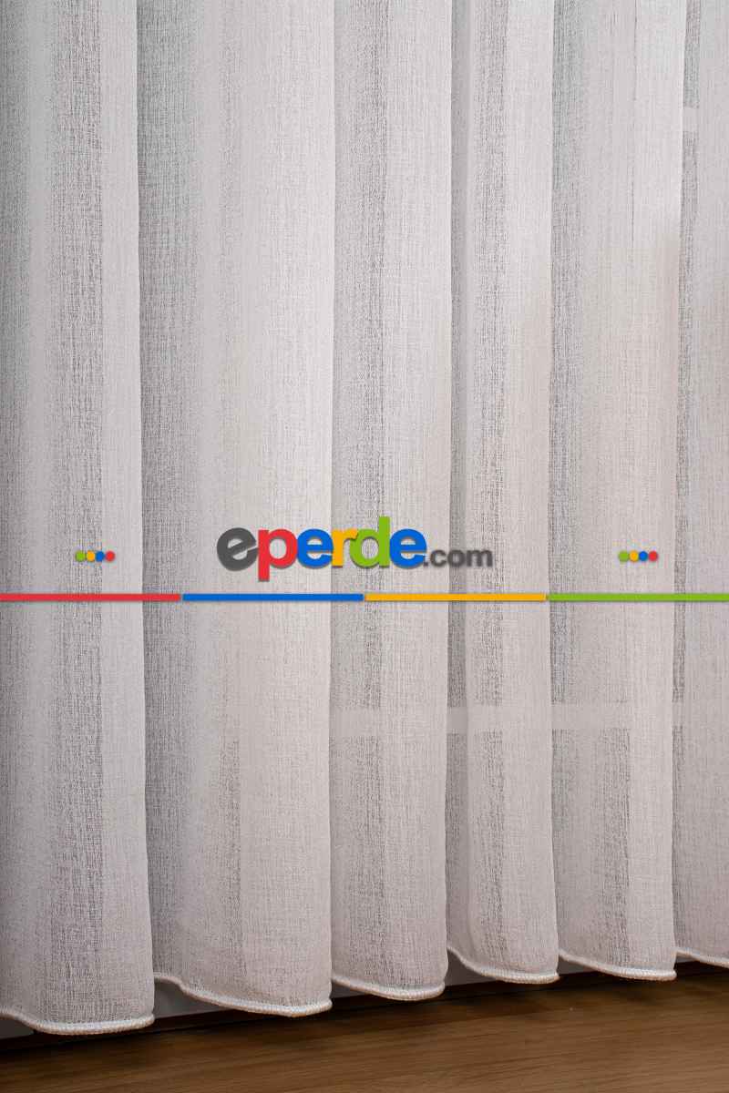 Salon Tül - Kum Düz Tül Perde