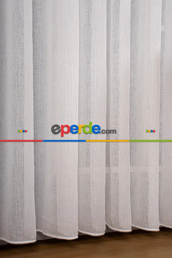 Salon Tül - Kum Düz Tül Perde