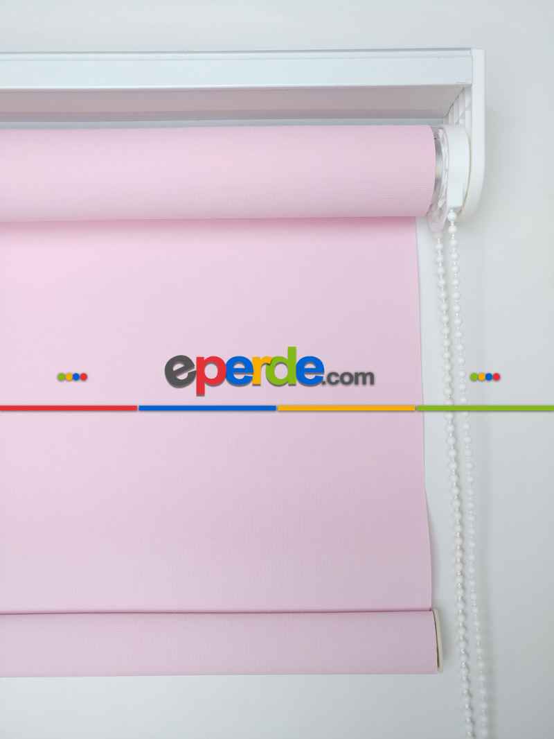 Mutfak Stor - Yıkanabilir Pvc Mat Stor Perde - Pembe1. Kalite- Pembe