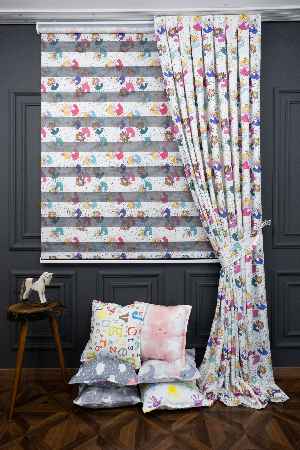 Trend Bebek - Çocuk - Genç Odası Zebra Perde Modelleri 2021- Mor-pembe Koyu-fuşya-sütlü Kahve-hardal-turkuaz Yeşili Ara Renk