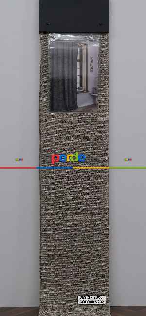 Modern Desen Keten Görünümlü Fon Perde