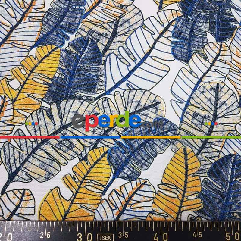 Mutfak Fon Perde Baskılı Evm737- Siyah