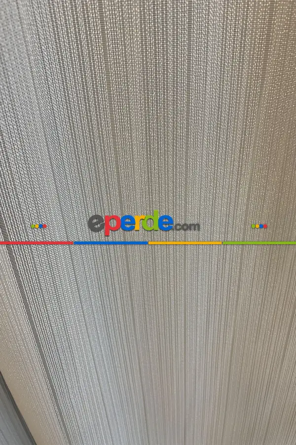 Çizgili Tül Dökümlü Parlak 200cm X 260cm 