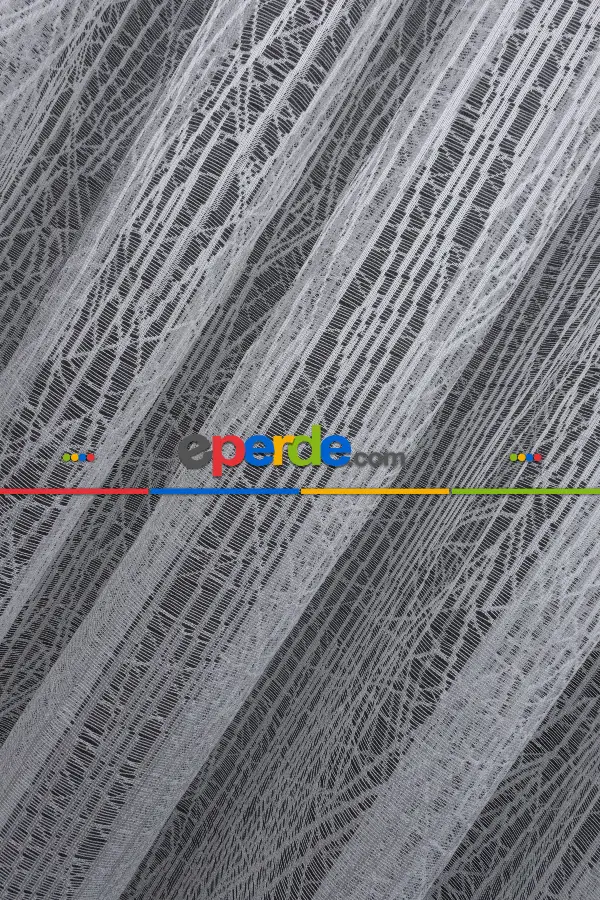 Oturma Odası - Cam Kırık Desen Tül Yeni Tasarım Tül Moda Tül