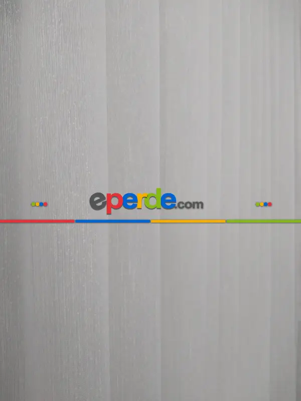 Kar Tanesi Serpme Desen Tül Perde - Beyaz