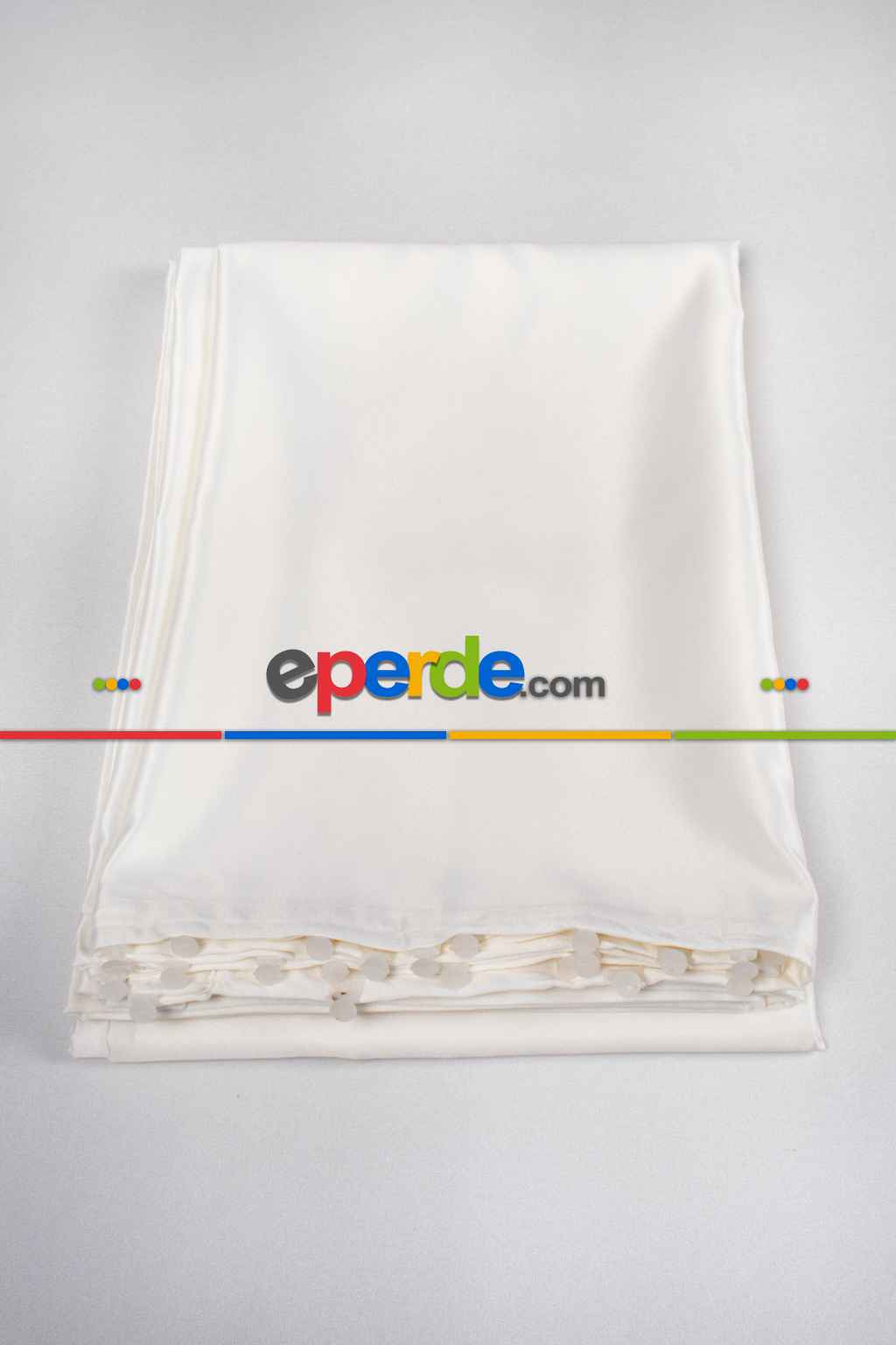 1.kalite Gramajlı Ekru Saten Güneşlik Perde