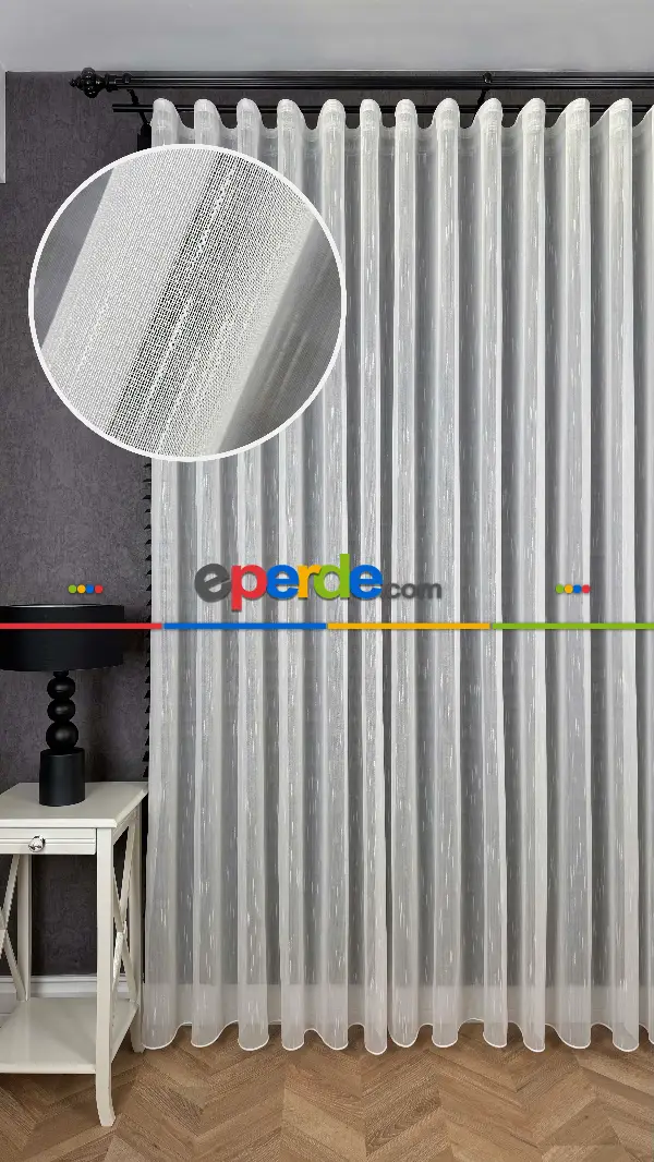 Vakko Şantuk Tül Perde, Premium Seri Ağır Gramajlı