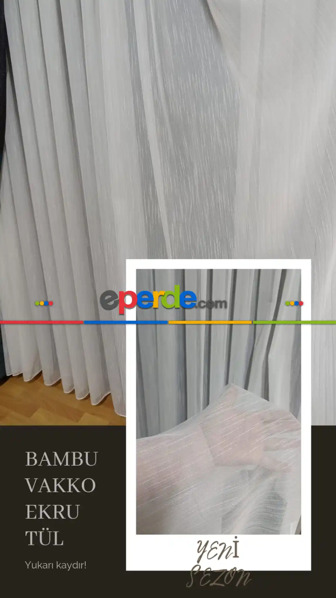 Lüx Bambu Vakko Şantuk Gramajlı Eteği Kurşunlu Ekru Tül