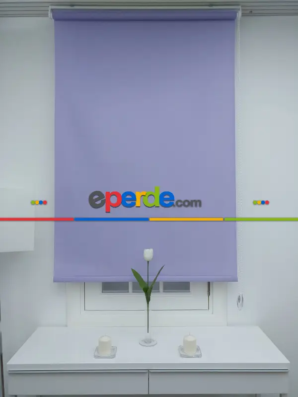 Açık Mor Stor Perde- Mor