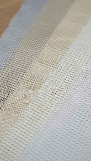 Ekru Düz Tül Perde, Ağır Gramajlı Premium Seri, Eteği Kurşunlu