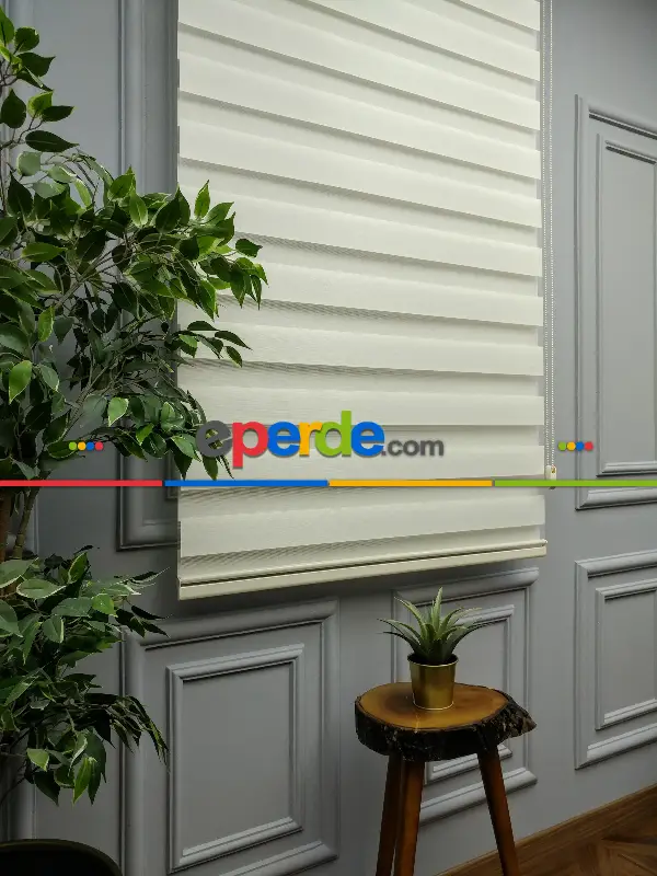 Salon Zebra Perde - 2021 Sezonu - Zebra Perde - Bambu Zebra Perde- Bej