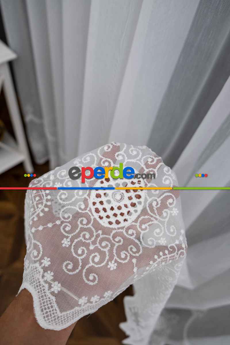 Etek Çelenk Bohre Ütü İstemez Kırışmaz Model Tasarım Tül