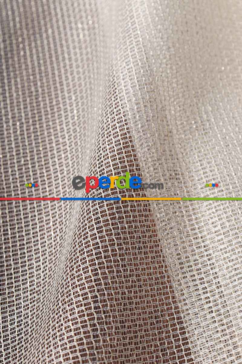 Salon Tül Modelleri - Smooty Örgü Düz Tül Perde Ütü İstemez