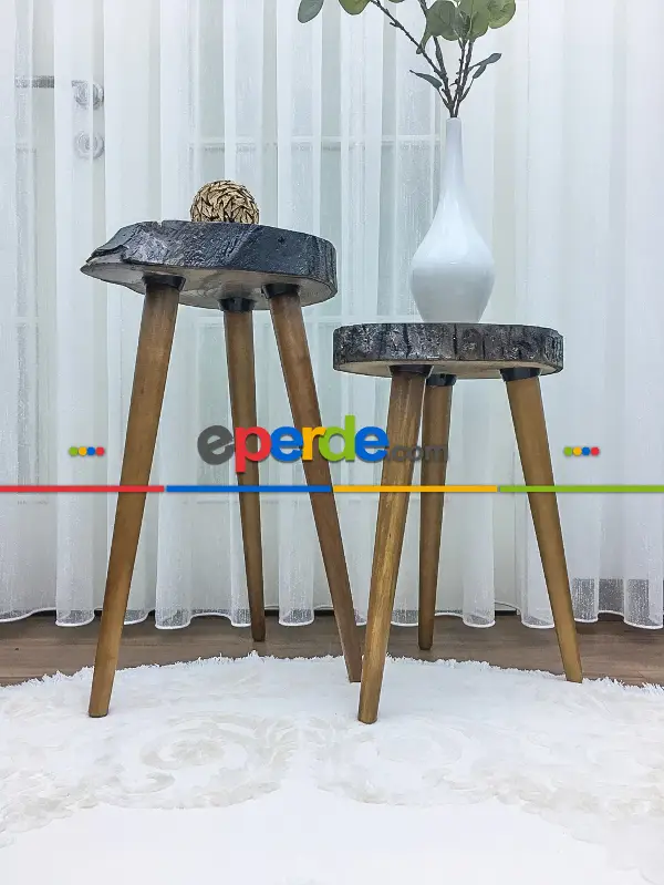 Ütü Gerektirmeyen Dertsiz Keten Şantuk Düz Tül Perde 2025 Premıum++ Ekru - Kurşunlu Tül