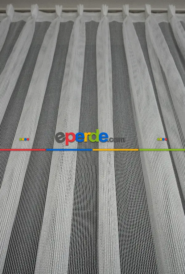 Salon Tül - Zincir Çelik Dökümlü Tül Perde - İtinalı Dikiş - Amerikan Pile - Kurşunlu Tül