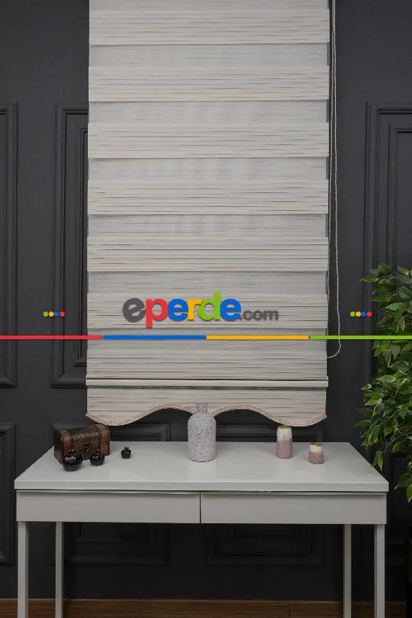 Zebra Perde - Geniş Pileli Zebra Perde