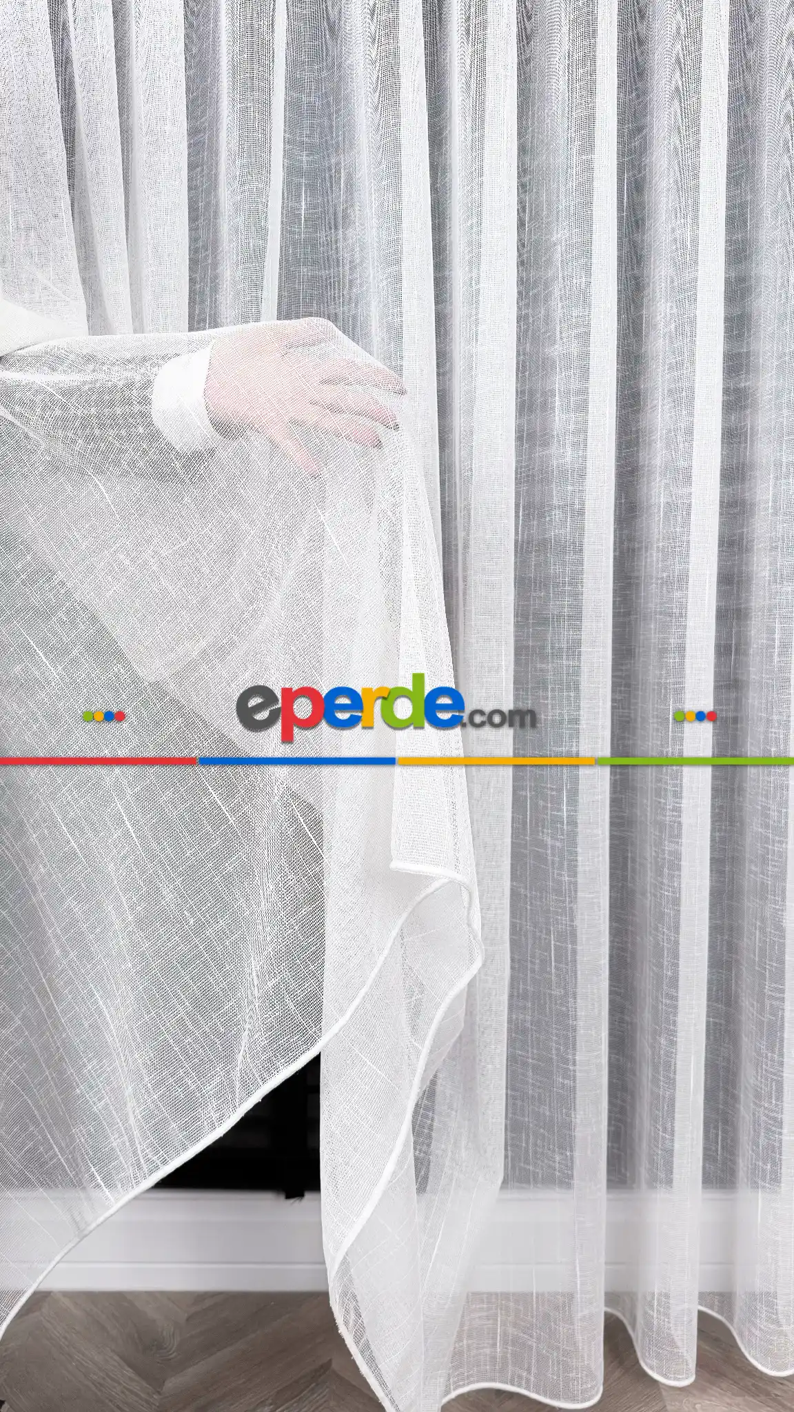 Natural Keten Tül Birinci Kalite İplikten Özel Üretilmiştir - Kurşunlu Tül