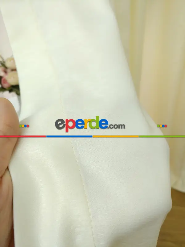 Soft Fon Perde- Krem