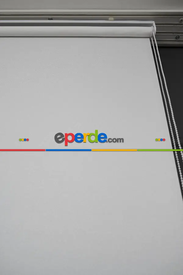 Yatak Odası - Ekru Renk Lazer Kesim Mat Stor Perde (ister Düz - İster Lazer Kesimli Satın Alın)