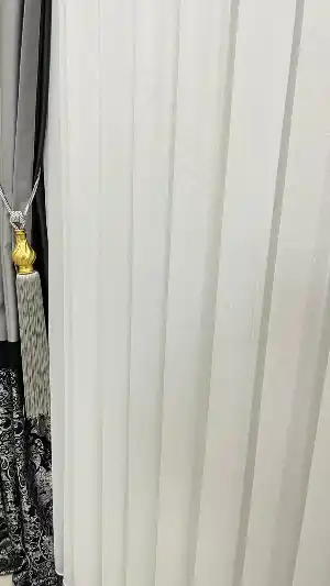 Gold Bambu Ultra Ağır Gramajlı 1/3 Sık Kat Pileli Ütü İstemeyen Tül Perde