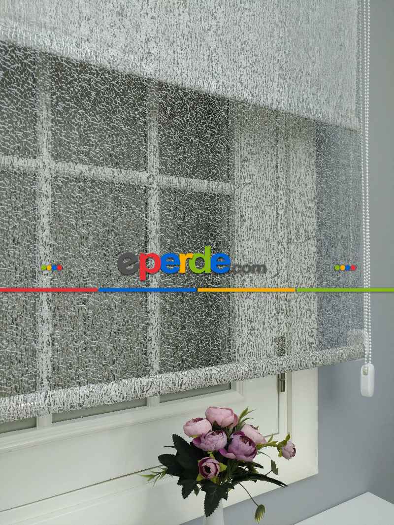 Çiftli Sistem Dantel Stor- Siyah-gri-füme-antrasit