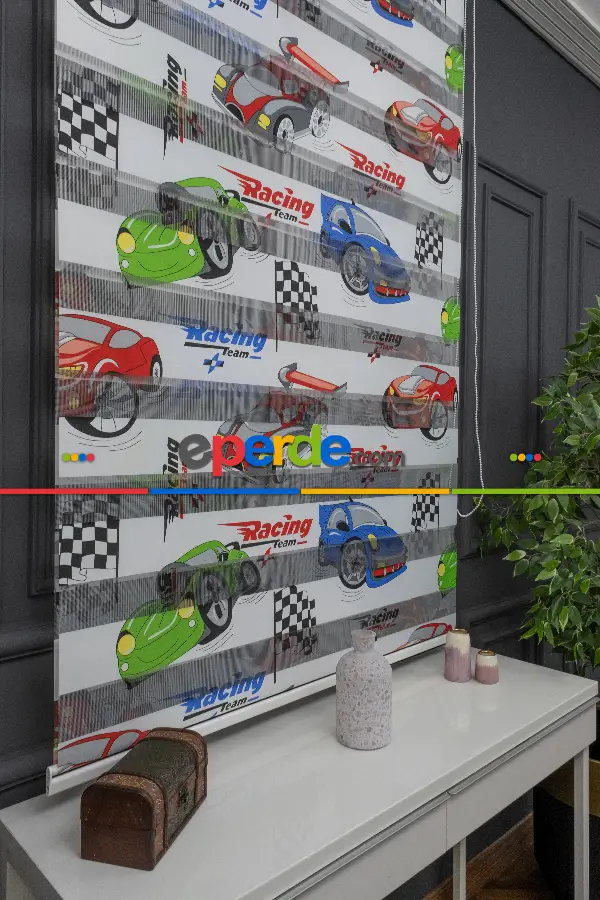 Zebra Perde - Dijital Araba Baskılı Zebra Perde