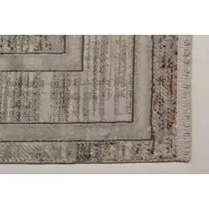%40 İndirim - Montreal Parlak İnce Vintage Salon Halısı 80cm X 150cm 