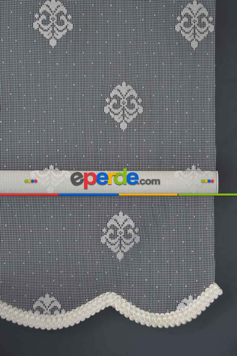 Halim Perdesan Dacuz-95 Beyaz Renk Etekli Veya Eteksiz Çift Mekanizmalı Tül Stor Perde