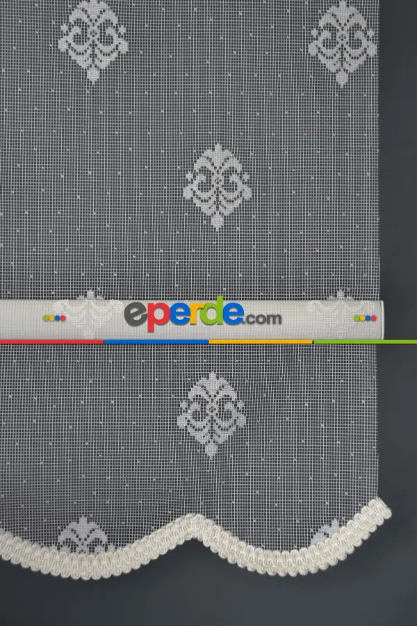 Halim Perdesan Dacuz-95 Beyaz Renk Etekli Veya Eteksiz Çift Mekanizmalı Tül Stor Perde