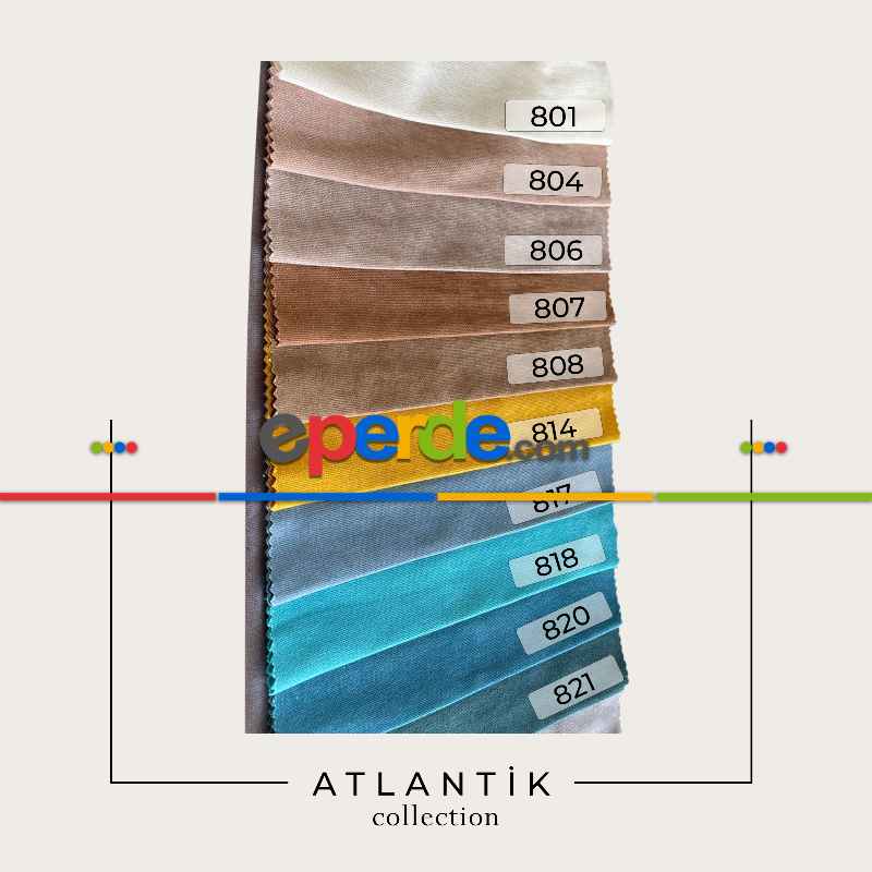 Yatak Odası - Gri Ve Antasit Kombinli Fon Perde