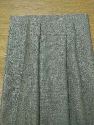 Salon Perdesi - Natural Grimsi Desenli Jakar Fon Perde (geniş En:280 Kumaş)- Gri Açık