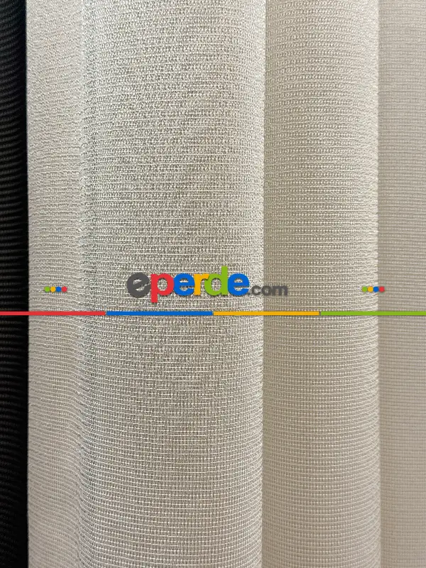 Salon - 6 Farklı Renk Tül Perde, Ağır Gramajlı Premium Seri, Kurşunlu Tül