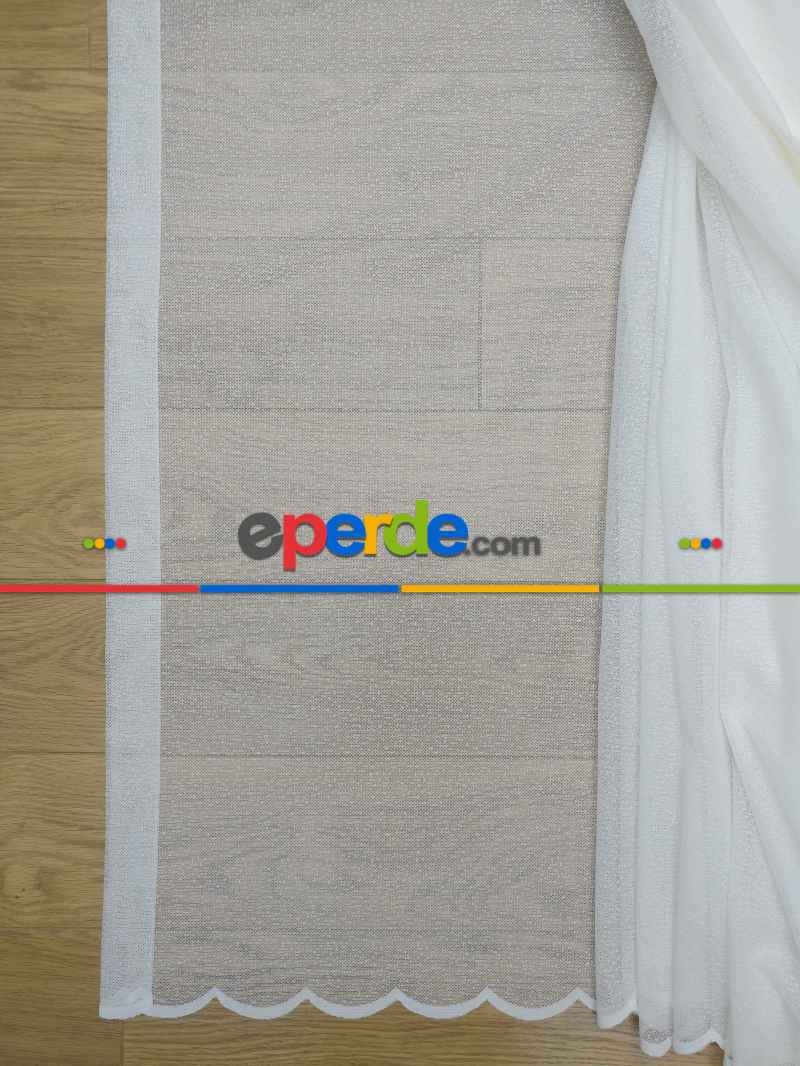 ( Orjinal ) Kdk Spor Desen Salon Fransız Dantel Tül Perde & Kruvaze Perde-