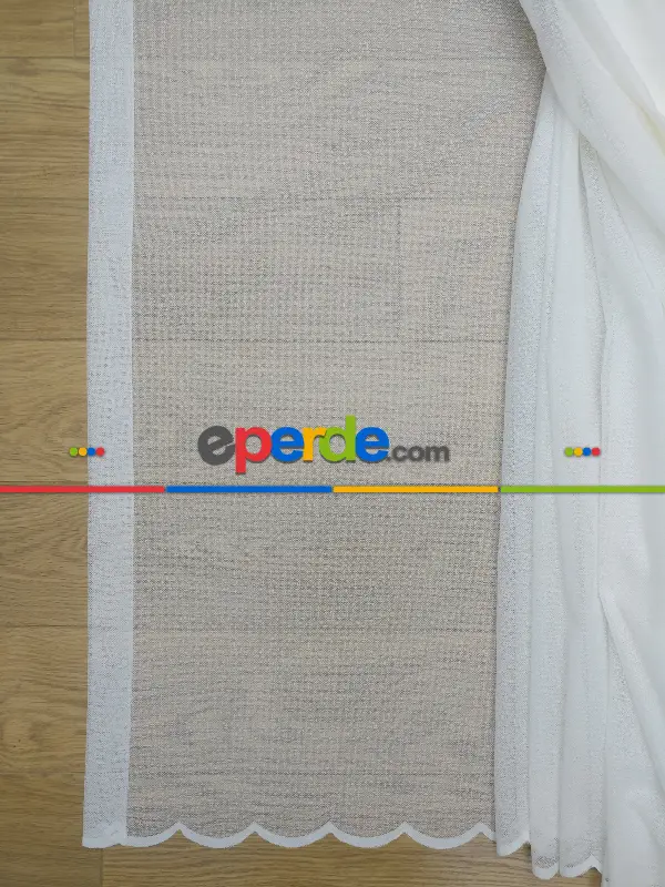 ( Orjinal ) Kdk Spor Desen Salon Fransız Dantel Tül Perde 